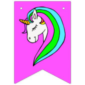 Rainbow Unicorn Vlaggetjes (Tweede vlag)