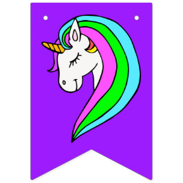 Rainbow Unicorn Vlaggetjes