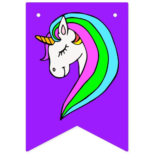 Rainbow Unicorn Vlaggetjes (Elfde vlag)