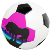 Rainbow Unicorn Voetbal (Drie kwart)