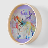 Rainbow Unicorn Waterverf Cushion (Hoek)