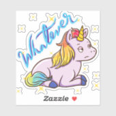 Rainbow Unicorn What Gag Sticker (Vel)