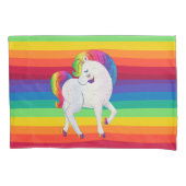 Rainbow Unicorn Whimsical Girly Kussensloop (Voorkant)