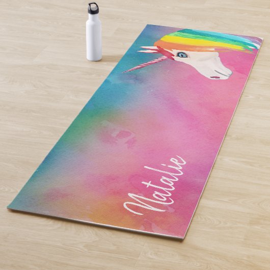 Rainbow Unicorn Yoga Mat (In situ)