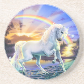 Rainbow Unicorn Zandsteen Onderzetter