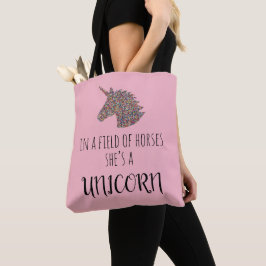 Rainbow Unicorn Ze is een Canvas tas van Unicorn