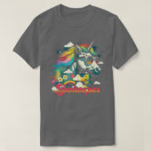 Rainbow Unicorn Zookeeper T-shirt (Design voorkant)
