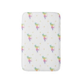 Rainbow Unicorns & Gold Stars Pattern Badmat (Voorkant Verticaal)