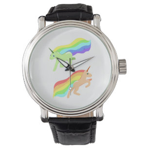 Rainbow Unicorns Horloge