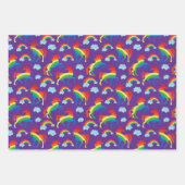 Rainbow Unicorns Inpakpapier Vel (Voorkant)