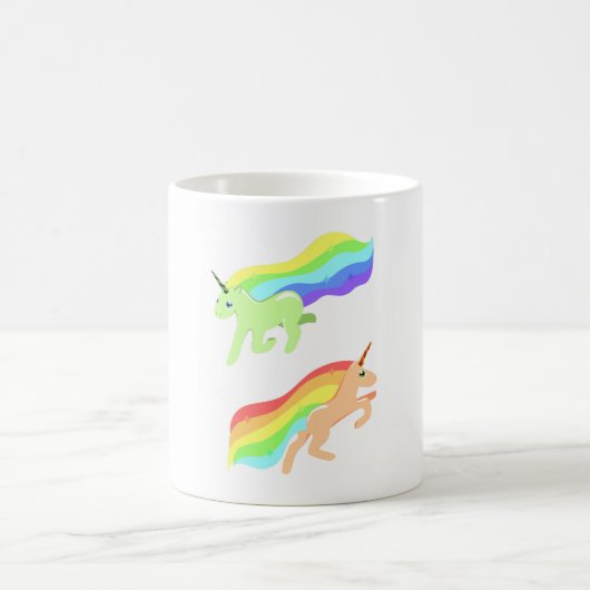 Rainbow Unicorns Koffiemok (Center)