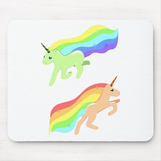 Rainbow Unicorns Muismat (Voorkant)