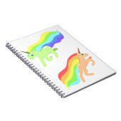Rainbow Unicorns Notitieboek (Rechterzijde)