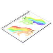 Rainbow Unicorns Notitieboek (Linkerzijde)