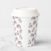 Rainbow Unicorns-papierbekertjes Papieren Bekers (Links)