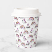 Rainbow Unicorns-papierbekertjes Papieren Bekers (Achterkant)