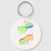 Rainbow Unicorns Sleutelhanger (Voorkant)