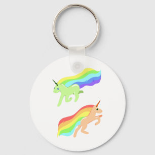 Rainbow Unicorns Sleutelhanger