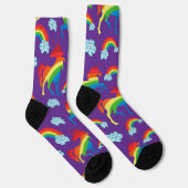 Rainbow Unicorns Sokken (Rechts)