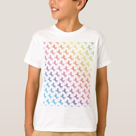 Rainbow Unicorns T-shirt (Voorkant)