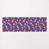 Rainbow Unicorns Yogamat (Achterkant (horizontaal))