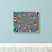 Rainbow Universe - Fractal Art Canvas Afdruk (Insitu (Houten vloer))