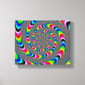 Rainbow Universe - Fractal Art Canvas Afdruk (Voorkant)