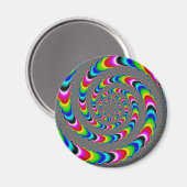 Rainbow Universe - Fractal Art Magneet (Voorkant / Achterkant)