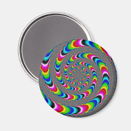 Rainbow Universe - Fractal Art Magneet (Voorkant / Achterkant)