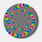 Rainbow Universe - Fractal Art Magneet (Voorkant)