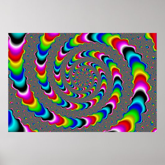 Rainbow Universe - Fractal Art Poster (Voorkant)
