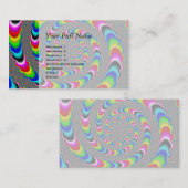 Rainbow Universe - Fractal Art Visitekaartje (Voorkant / Achterkant)