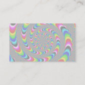Rainbow Universe - Fractal Art Visitekaartje (Achterkant)