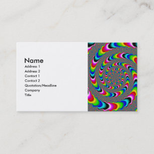Rainbow Universe - Fractal Art Visitekaartje