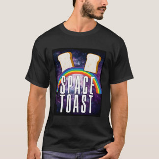 Rainbow Universe Space Toast Nebula Weird Random T-shirt