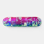 Rainbow Urban Graffiti Skateboard (Horizontaal)
