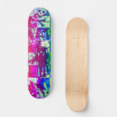 Rainbow Urban Graffiti Skateboard (Voorkant)