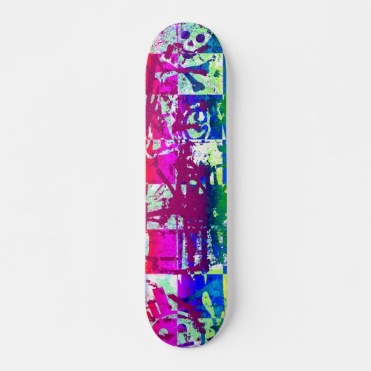 Rainbow Urban Graffiti Skateboard (Voorkant)