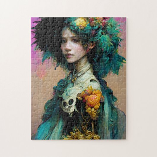 Rainbow Urchin 2 Fantasy Sci-Fi Legpuzzel (Verticaal)