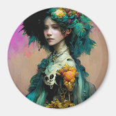 Rainbow Urchin 2 Fantasy Sci-Fi Magneet (Voorkant)