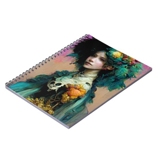 Rainbow Urchin 2 Fantasy Sci-Fi Notitieboek (Linkerzijde)