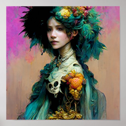 Rainbow Urchin 2 Fantasy Sci-Fi Poster (Voorkant)