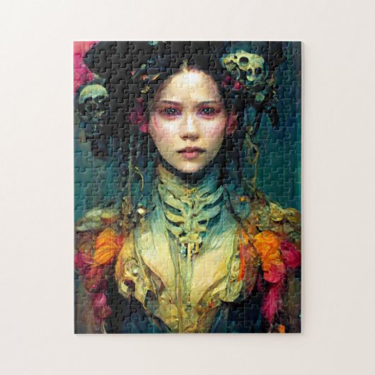 Rainbow Urchin Fantasy Sci-Fi Legpuzzel (Verticaal)