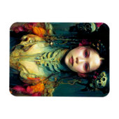 Rainbow Urchin Fantasy Sci-Fi Magneet (Horizontaal)