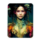 Rainbow Urchin Fantasy Sci-Fi Magneet (Verticaal)