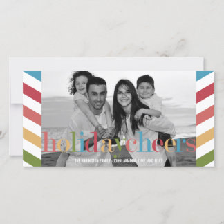 RAINBOW-vakantiefotokaart Feestdagenkaart