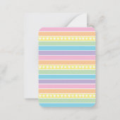 Rainbow Valentijnsdag, aangepaste Valentijnskaart  Notitiekaartje (Achterkant)