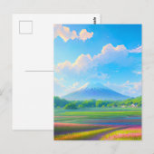 Rainbow Valley en Snowy Mountain Briefkaart (Voorkant / Achterkant)