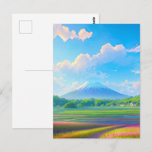 Rainbow Valley en Snowy Mountain Briefkaart (Voorkant / Achterkant)