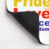 Rainbow Values mousepad Muismat (Hoek)